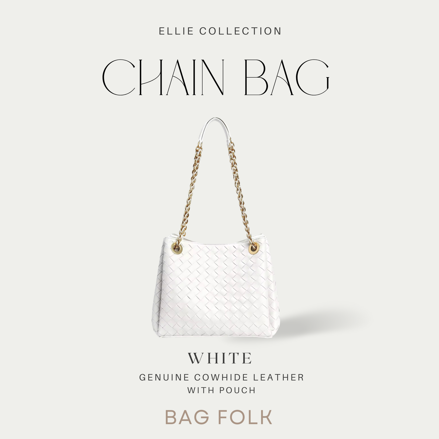 PRE-ORDER: Ellie Chain Bag Large