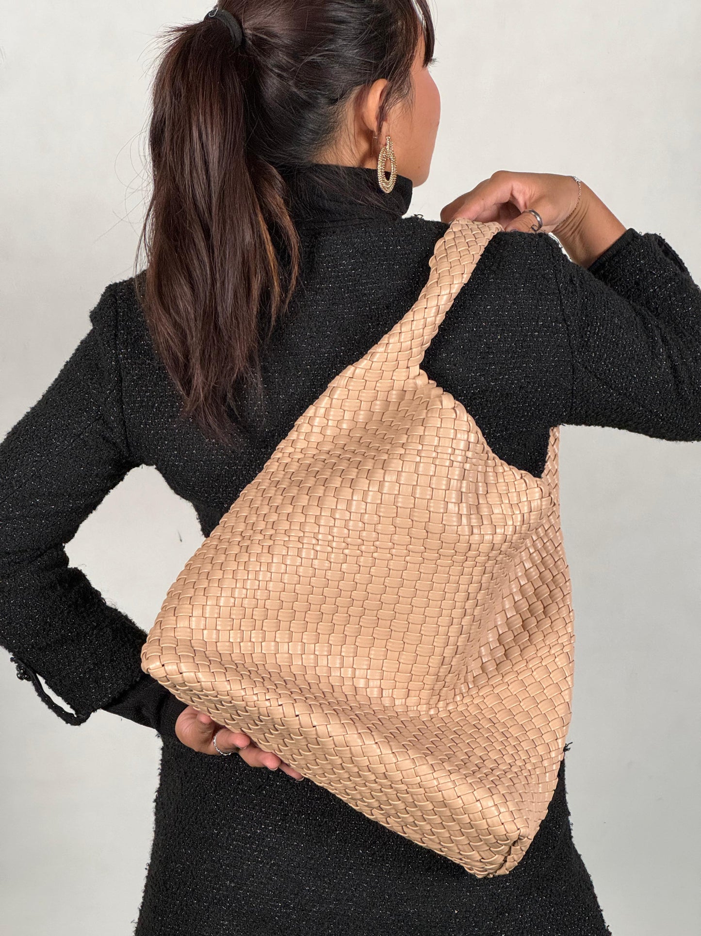 KHAKI LARGE BINDLE BAG