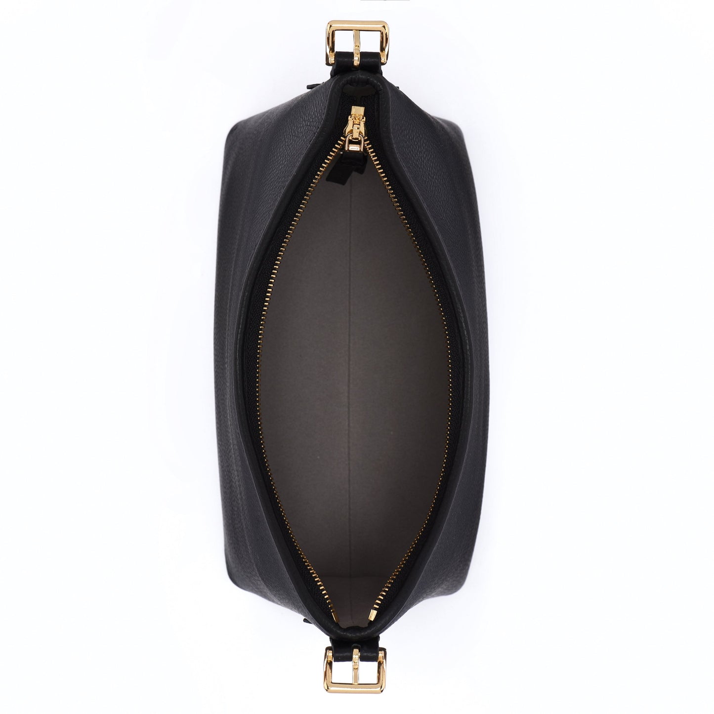 PRE ORDER - Black Grained Leather – The Hobo Bag