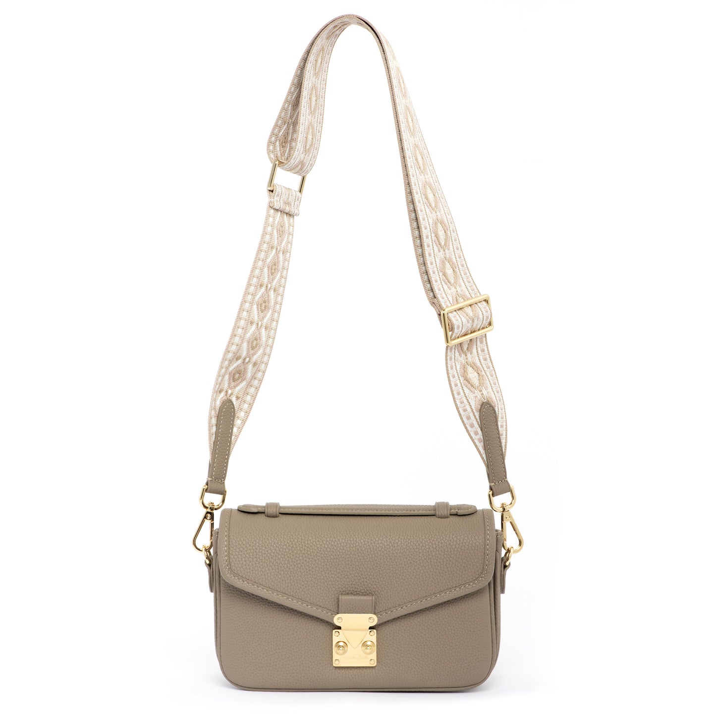 PETIT PARIS 15 - Crossbody bag - Taupe Togo - DUYP X AARYN MLC
