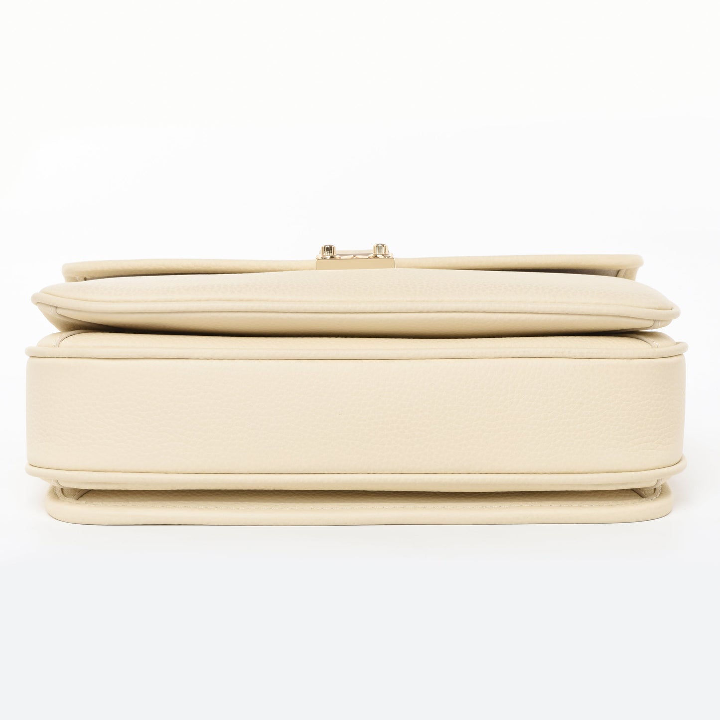 "Buttercream" Togo Leather - "Paris 15" Satchel Crossbody bag