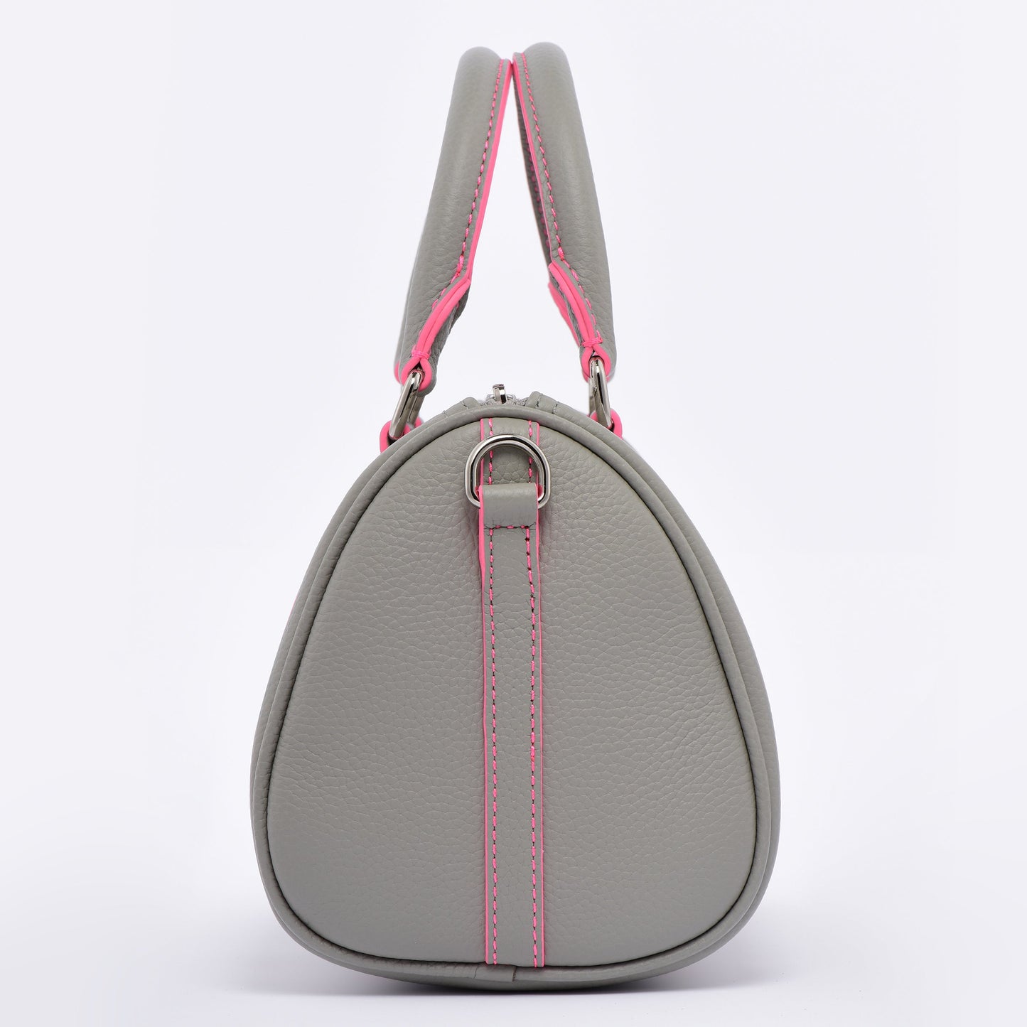 PRE ORDER - Mini Boston - Limited edition - Pearl Grey / Neon Pink (Copy)