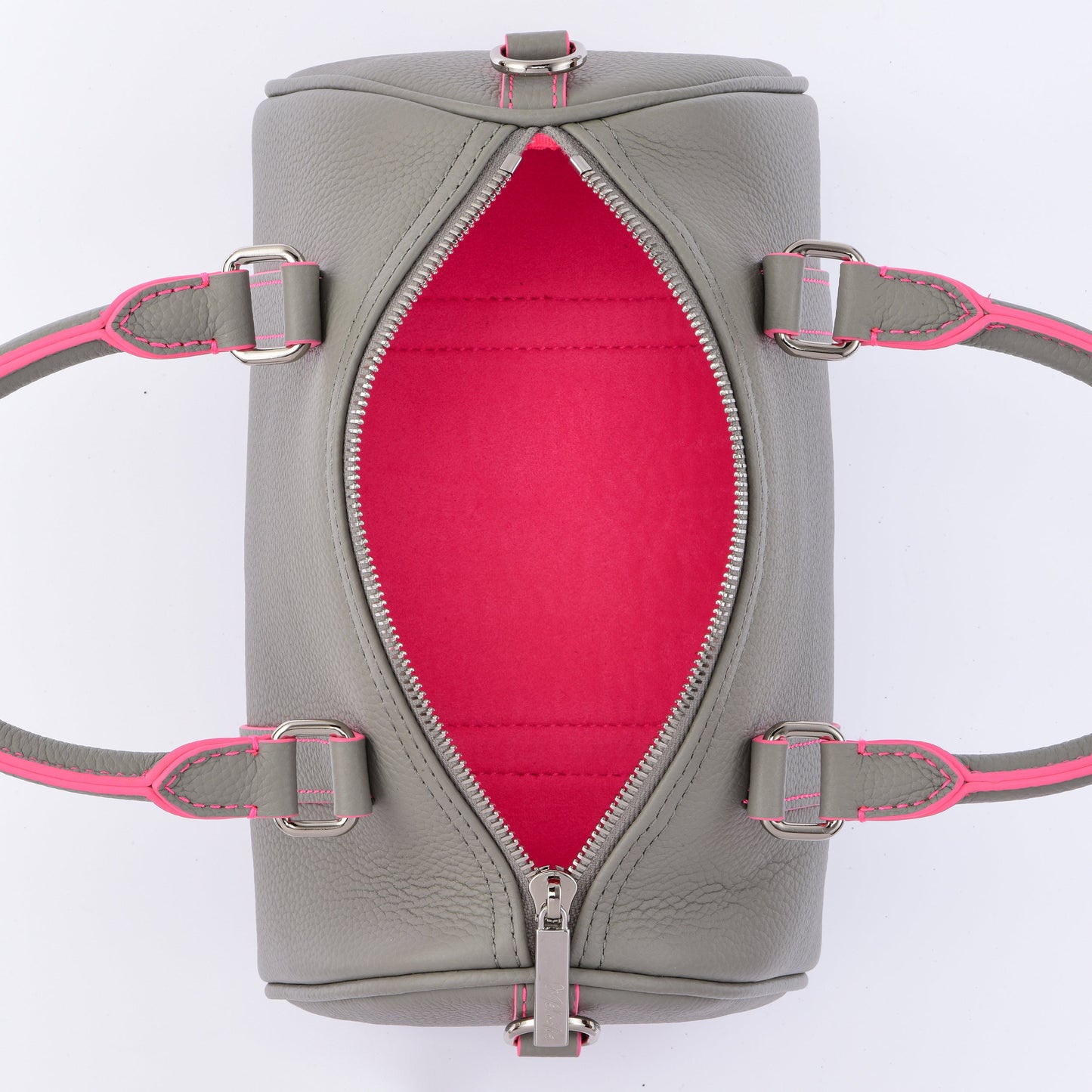 PRE ORDER - Mini Boston - Limited edition - Pearl Grey / Neon Pink (Copy)