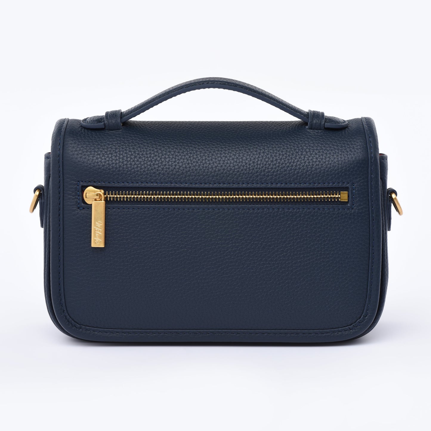 Navy Togo Leather - "Le Petit Paris15" Crossbody bag