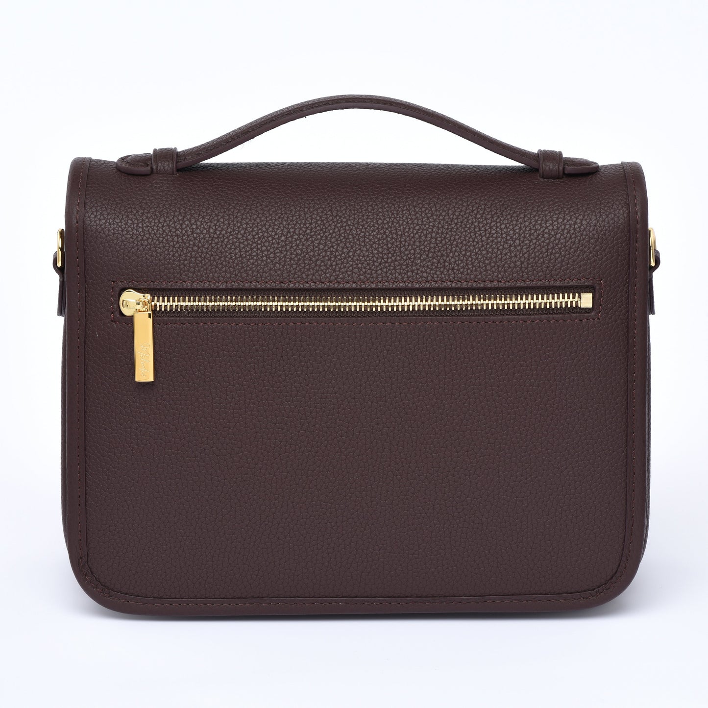 "CHOCOLATE BROWN" - Paris 15 Satchel Crossbody bag (New Version)