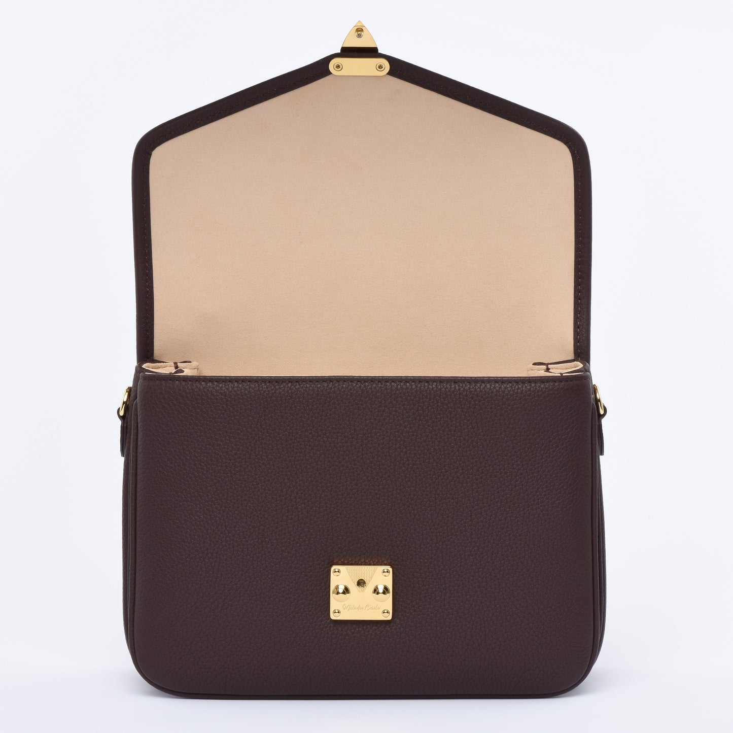 "CHOCOLATE BROWN" - Paris 15 Satchel Crossbody bag (New Version)