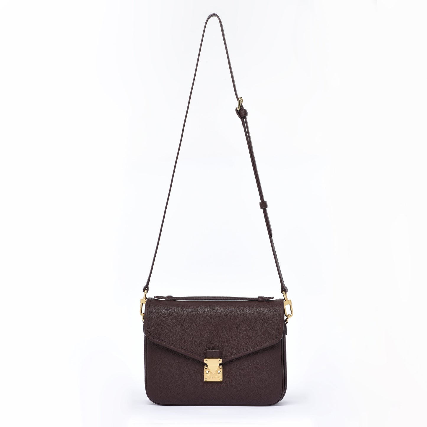 "CHOCOLATE BROWN" - Paris 15 Satchel Crossbody bag (New Version)
