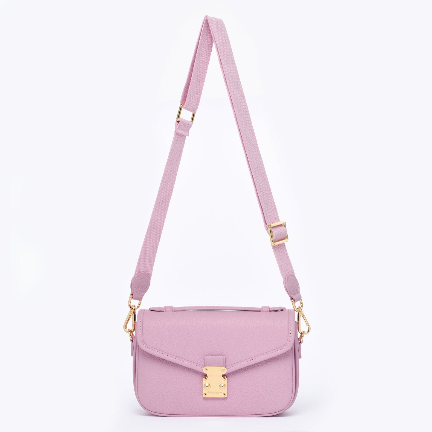 PETIT PARIS 15 - Crossbody bag - DUSTY PINK TOGO / GOLD HARDWARE