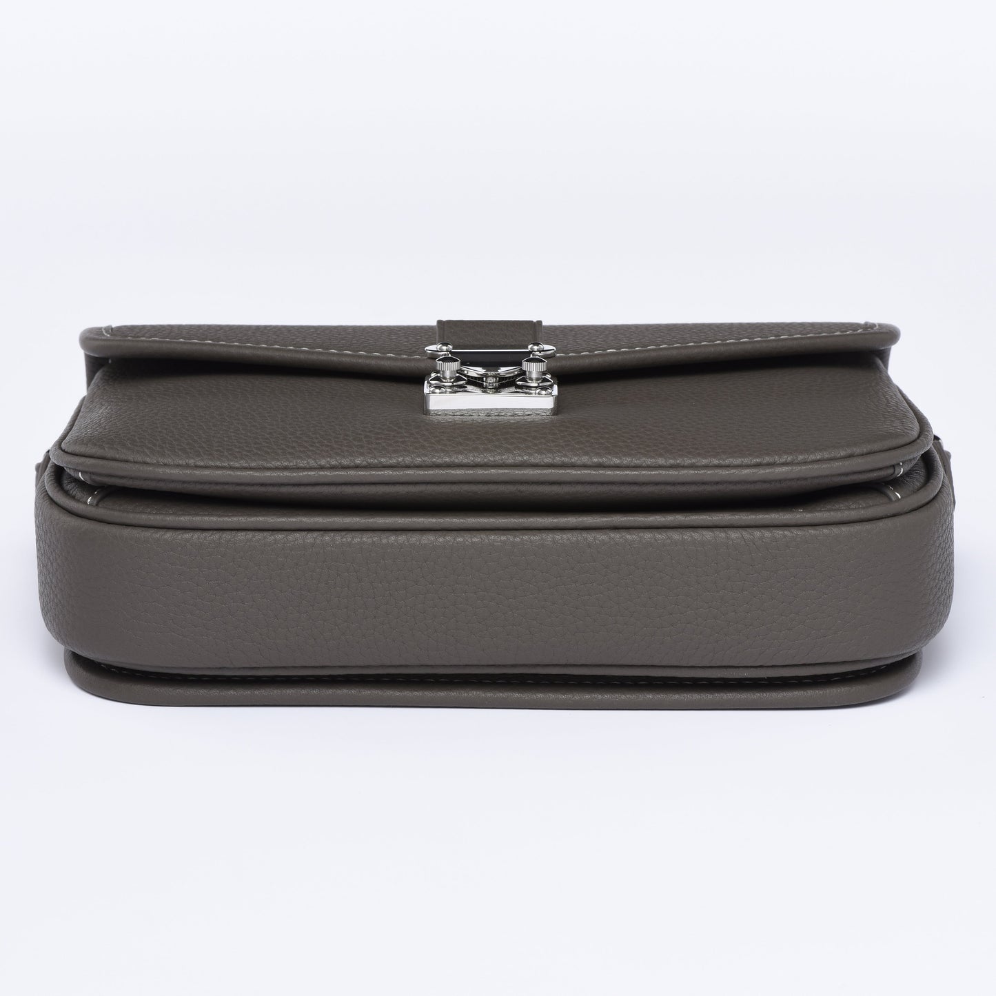 Graphite Grey - "Le Petit Paris15" Crossbody bag - Silver Hardware