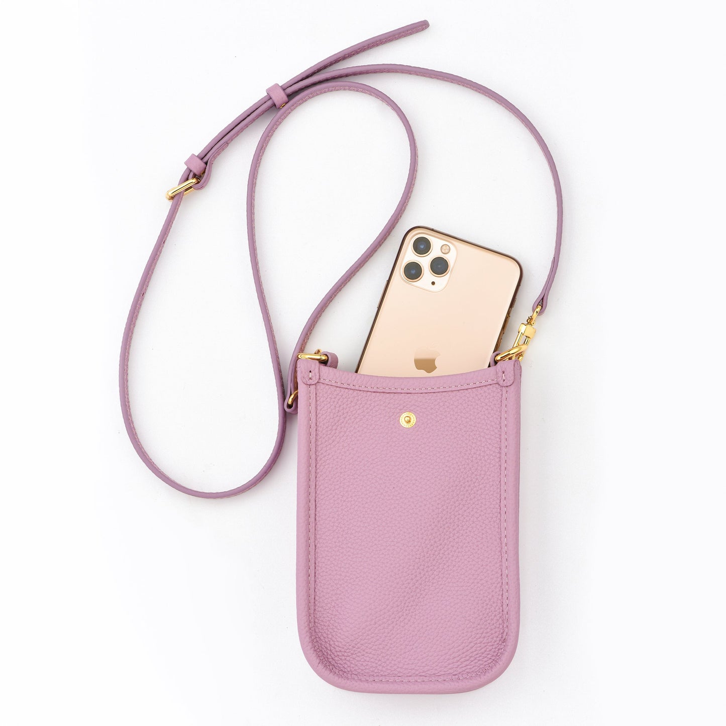 OUTLET Togo Leather Cell Phone Mini Crossbody bag - SUMMER COLLECTION