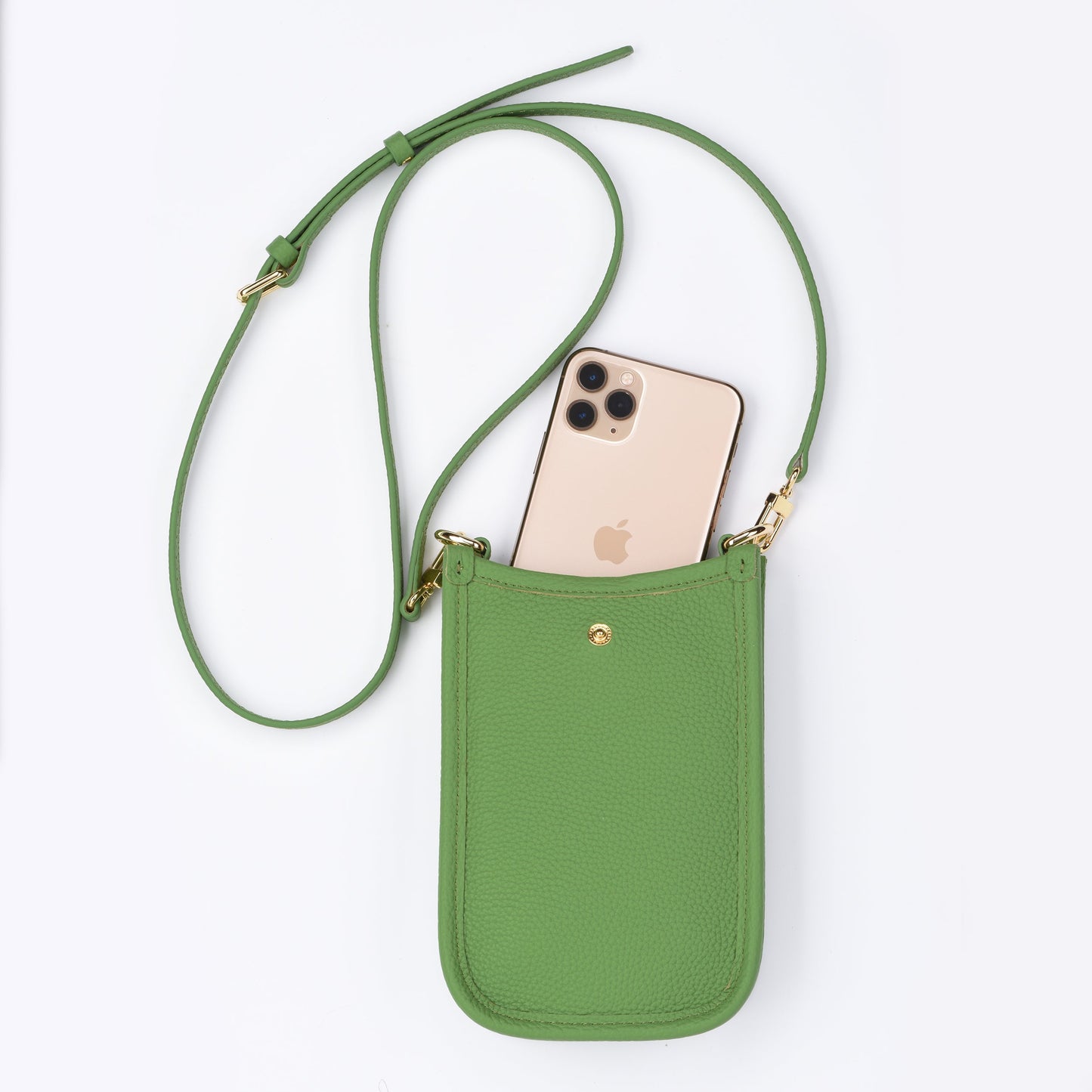 OUTLET Togo Leather Cell Phone Mini Crossbody bag - SUMMER COLLECTION