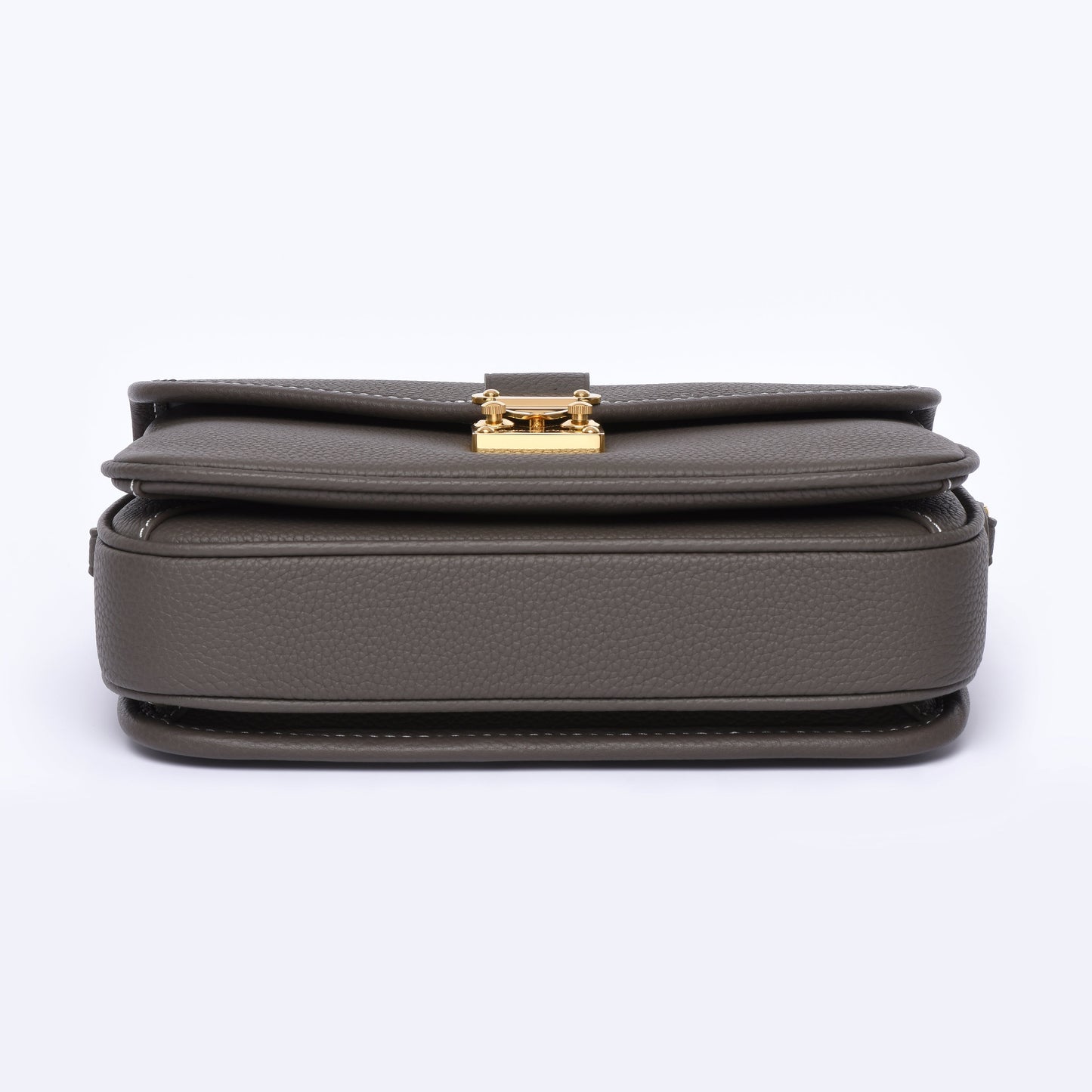 Graphite Grey - "Le Petit Paris15" Crossbody bag - Gold Hardware