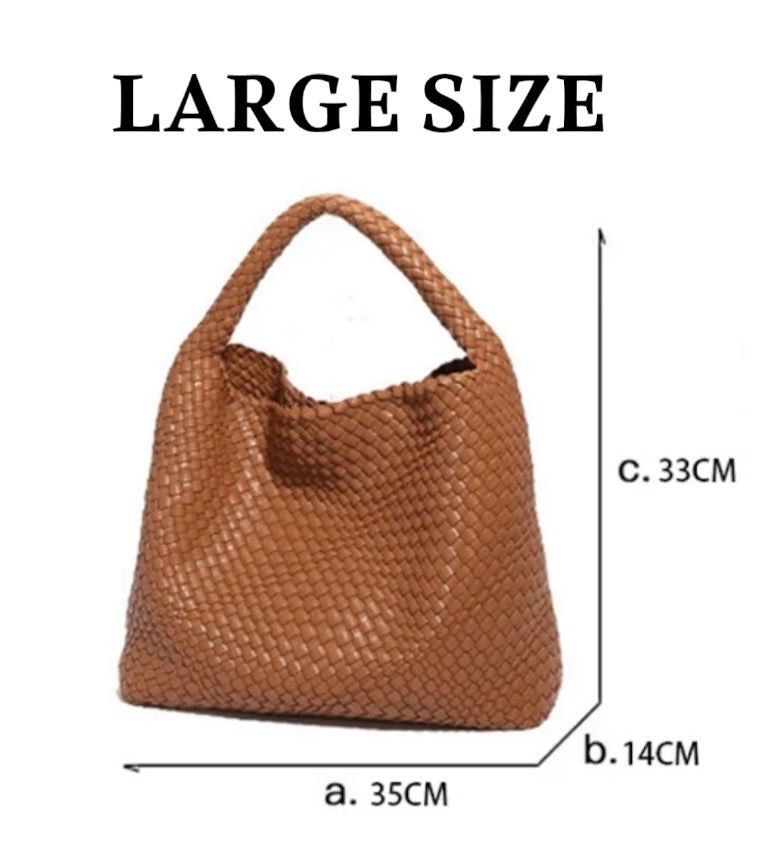 BLACK LARGE BINDLE BAG