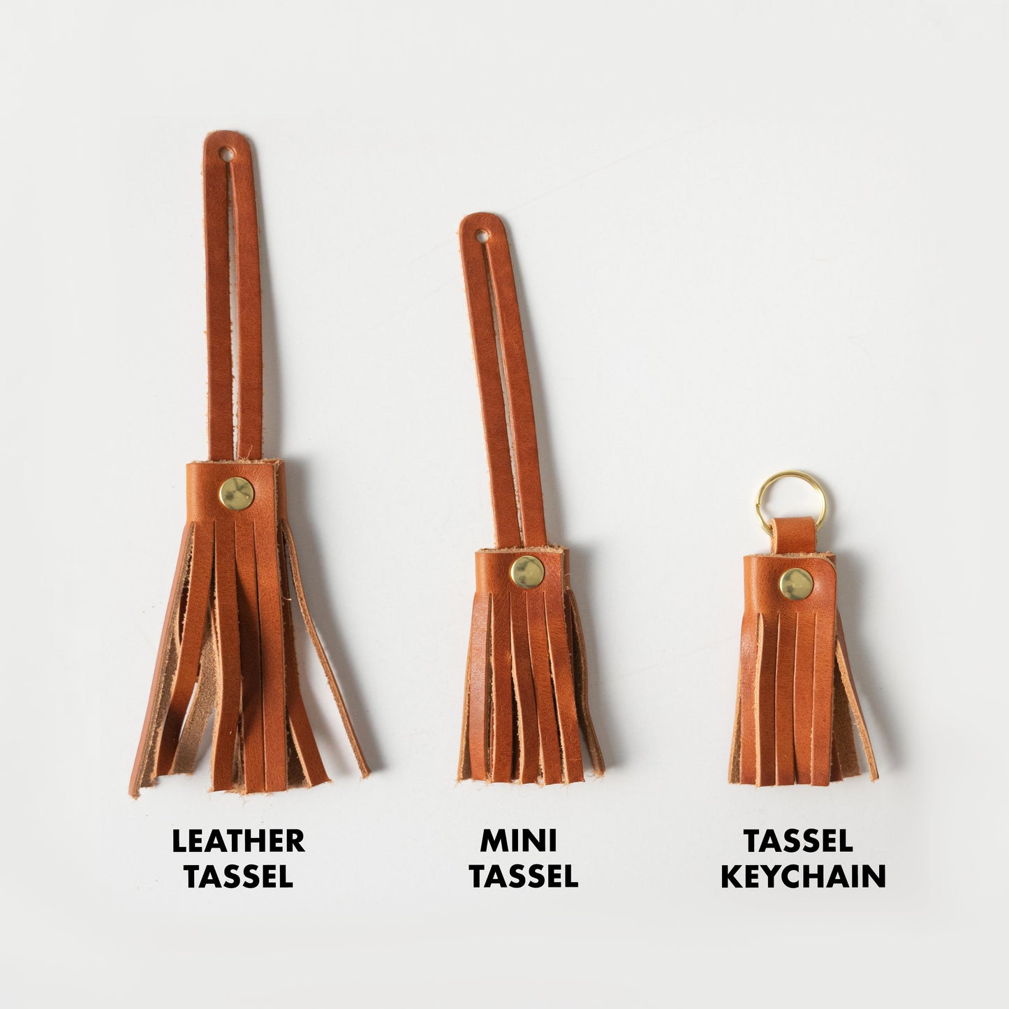 Navy Chromexcel Leather Tassel