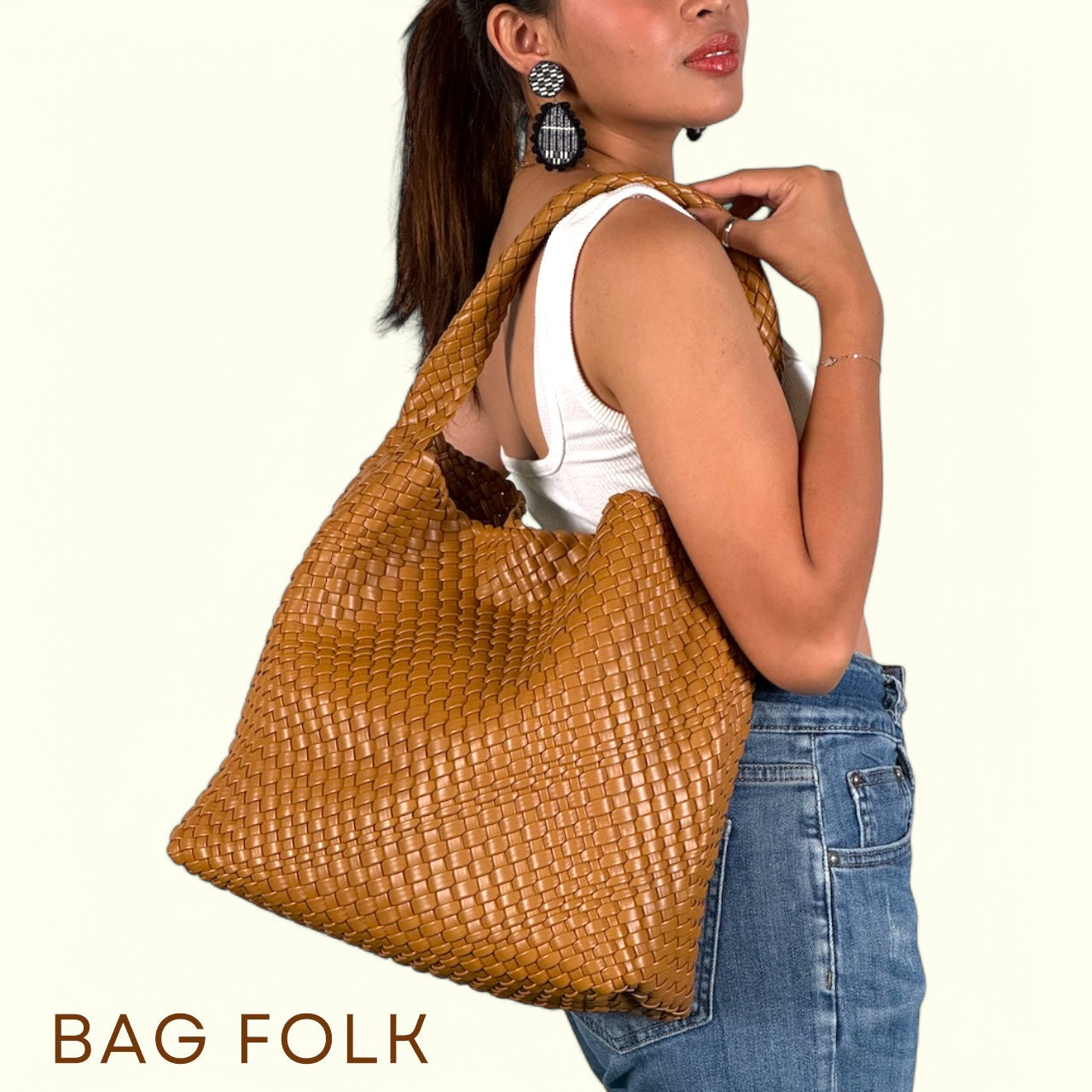 MOCHA LARGE BINDLE BAG