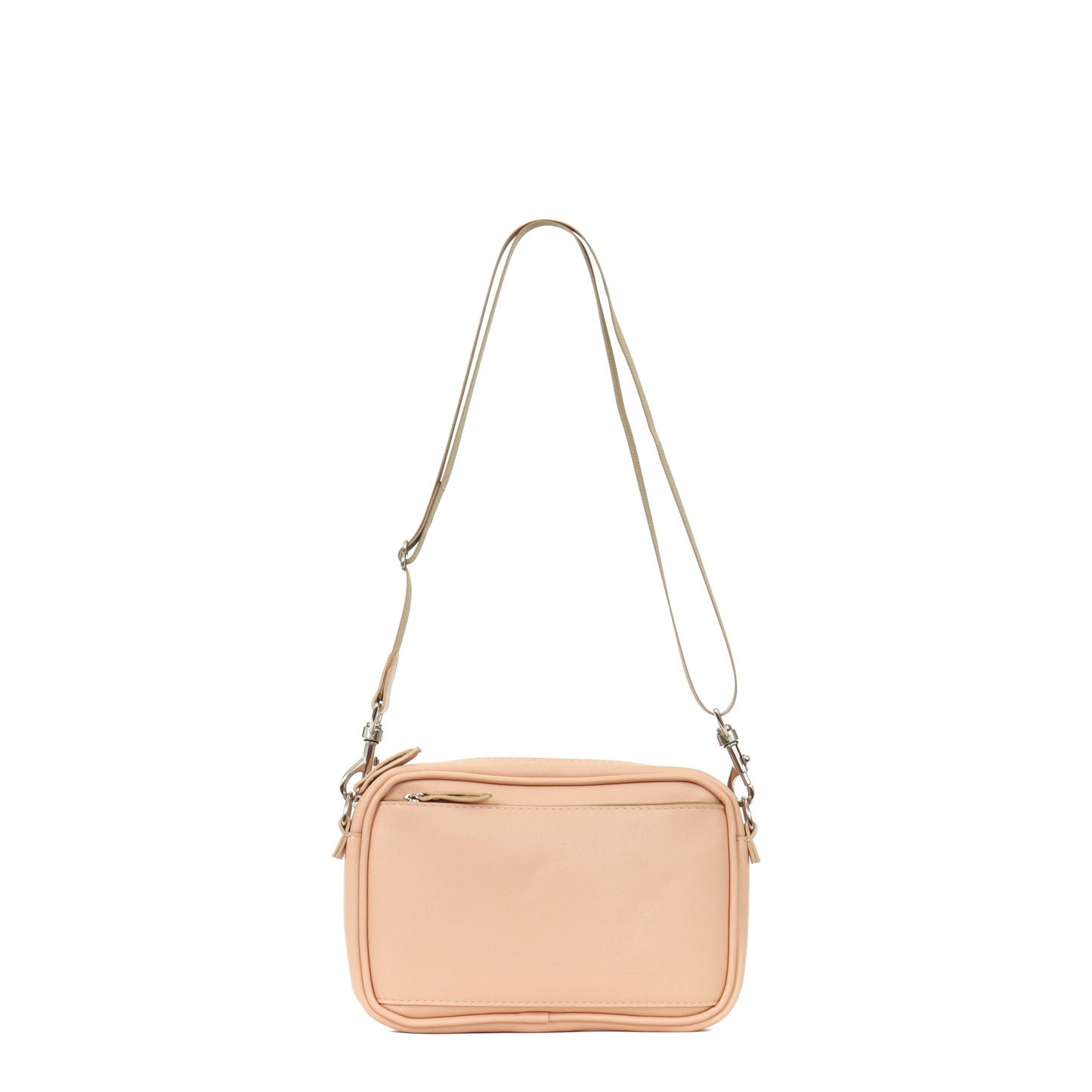 MINI CAMERA BAG NUDE ITALIAN LAMB