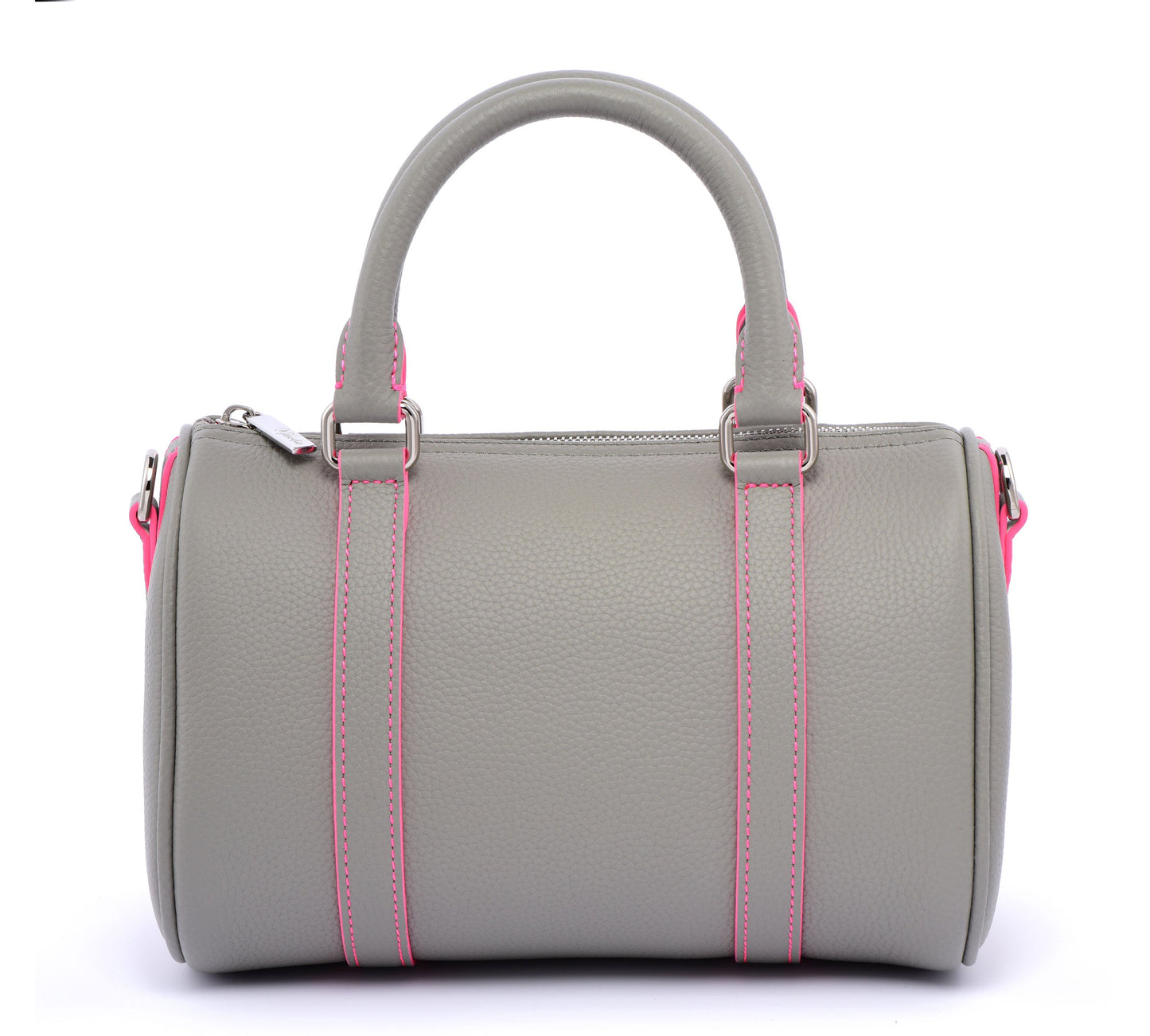 PRE ORDER - Mini Boston - Limited edition - Pearl Grey / Neon Pink (Copy)