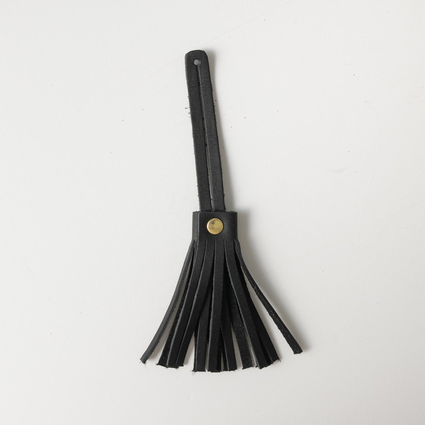 Black Cypress Leather Tassel