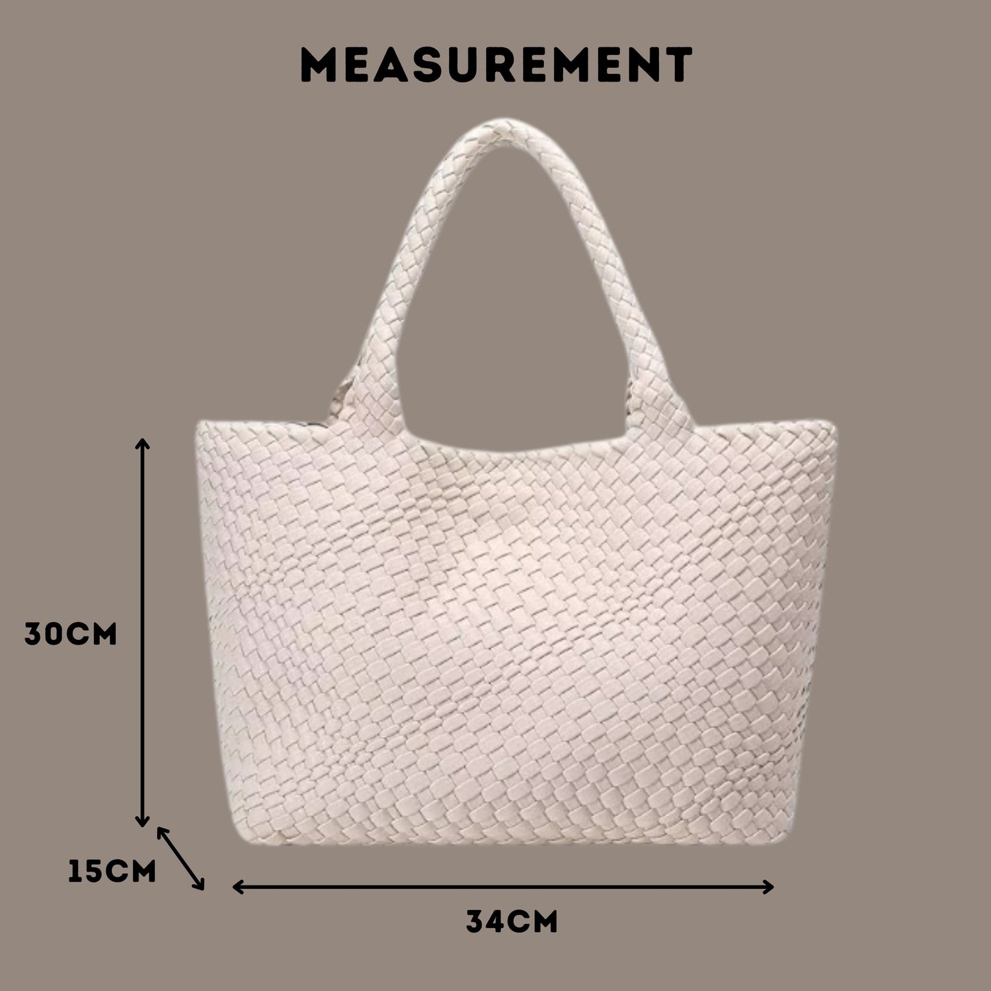 SHERRY SAND LARGE TOTE BAG