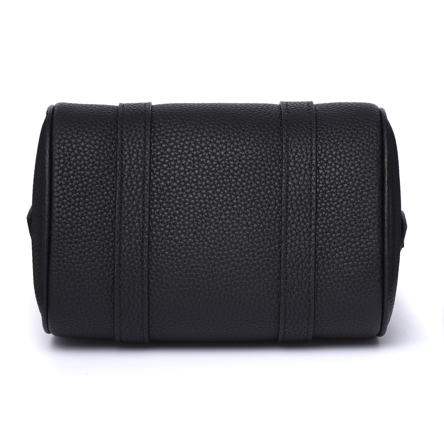 NANO Boston bag - Togo Leather - Black