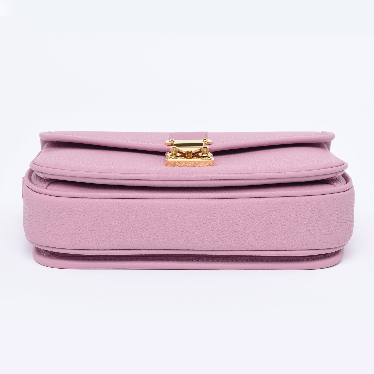 PETIT PARIS 15 - Crossbody bag - DUSTY PINK TOGO / GOLD HARDWARE