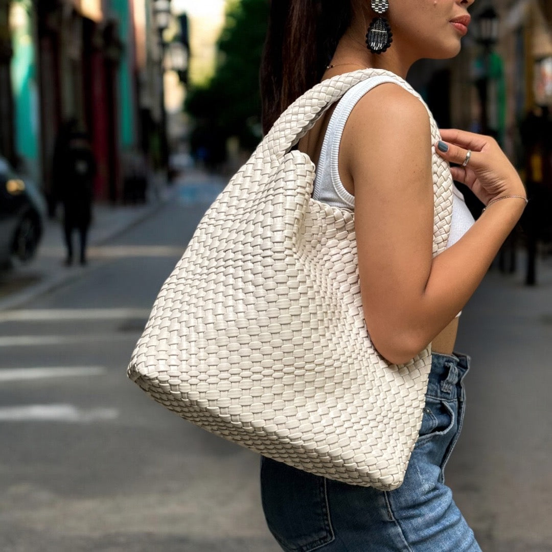 SAND LARGE BINDLE BAG