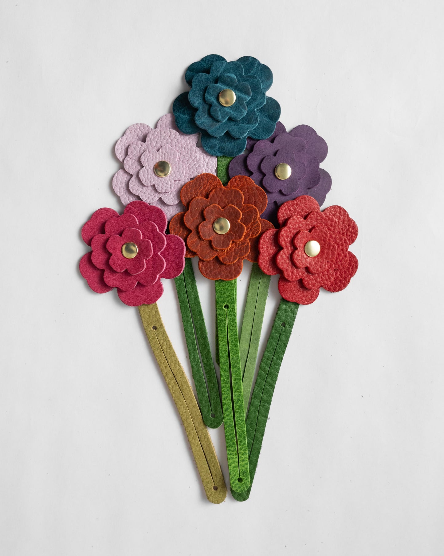 Italian Pebbled Flower Charm