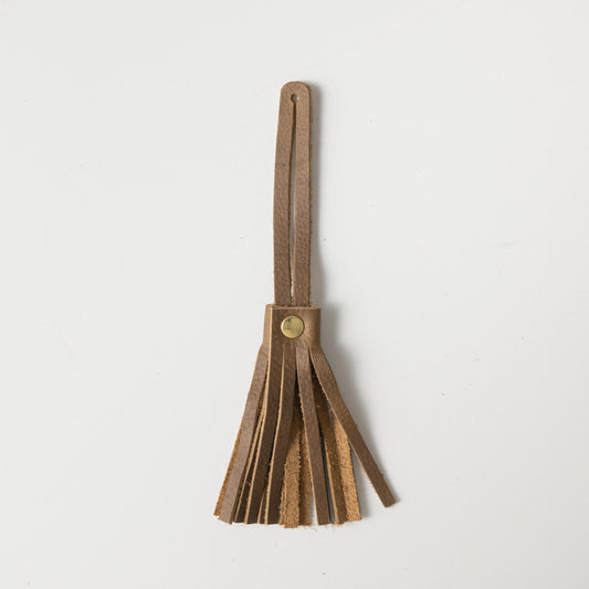 Olive Kodiak Leather Tassel