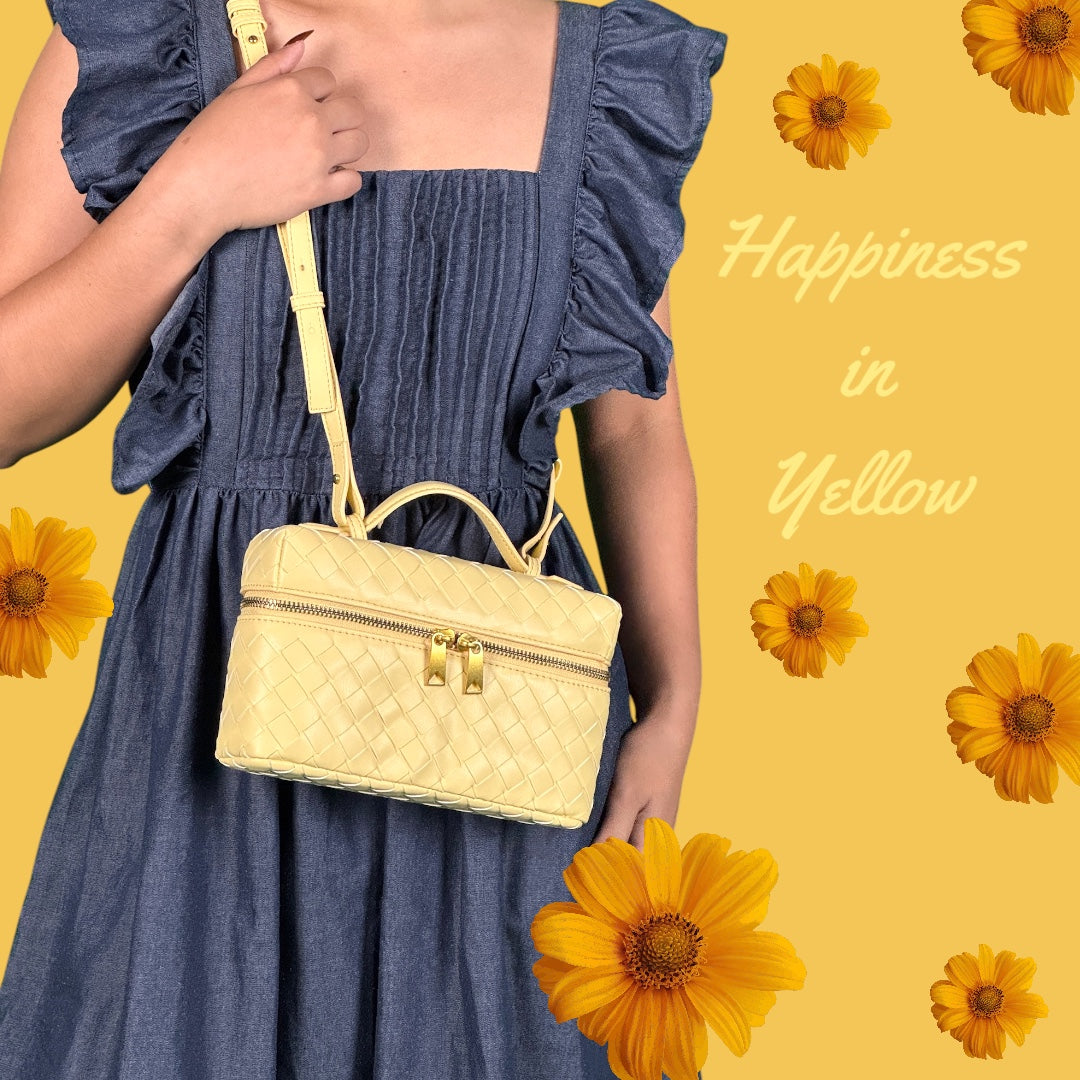 SHERRY LIGHT YELLOW CAMERA BAG