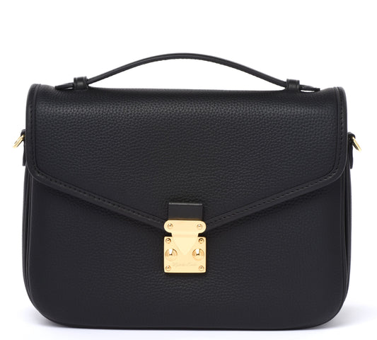 Black - "Paris15" Satchel Crossbody bag (New Version)