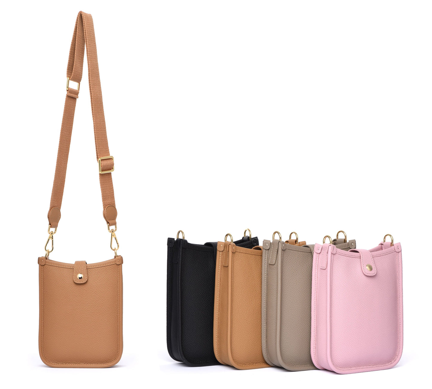 FLORENCE – Togo Leather Crossbody Bag